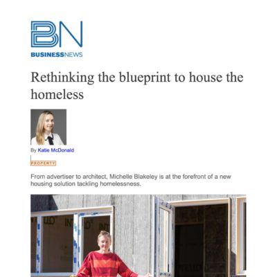 Rethinking the Blueprint to House The Homeless - Business News