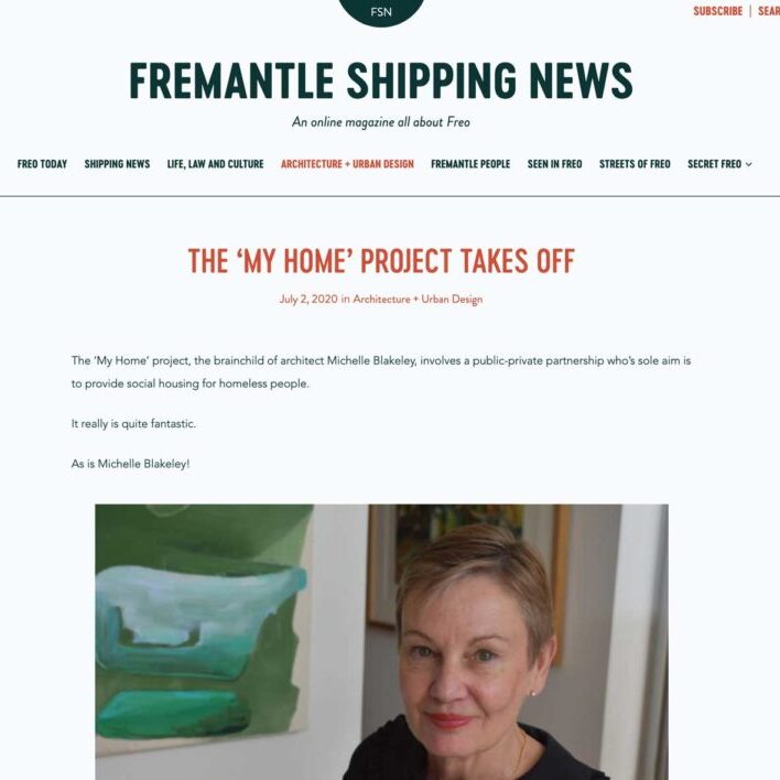 My Home Project Takes Off - Fremantle Shipping News